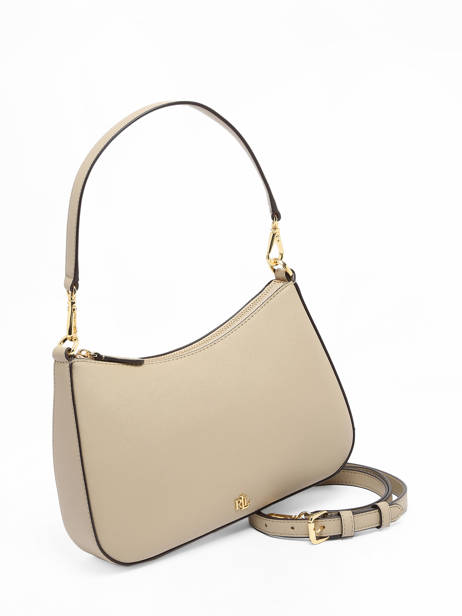 Leather Danni 26 Shoulder Bag Lauren ralph lauren Beige danni 31883768 other view 2