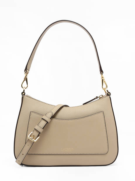 Leather Danni 26 Shoulder Bag Lauren ralph lauren Beige danni 31883768 other view 4