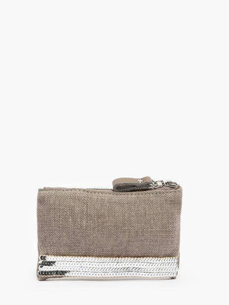 Porte-monnaie Le Cabas Lin Vanessa bruno Beige cabas lin 31V42017