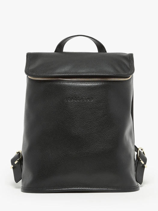 Longchamp Le foulonné Backpack Black