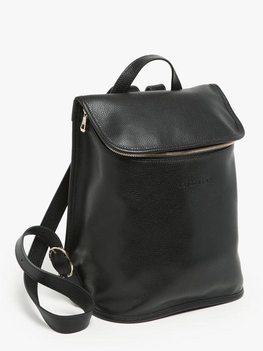 Longchamp Le foulonné Backpack Black