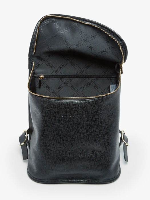 Longchamp Le foulonné Backpack Black