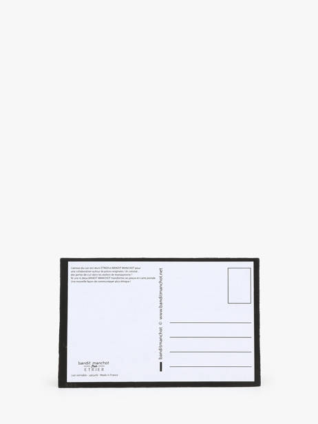 Carte Postale Cuir Etrier Noir accessoires EBM001 vue secondaire 1