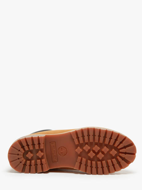 Boots Premium 6 En Cuir Timberland Marron men TB110061 vue secondaire 4