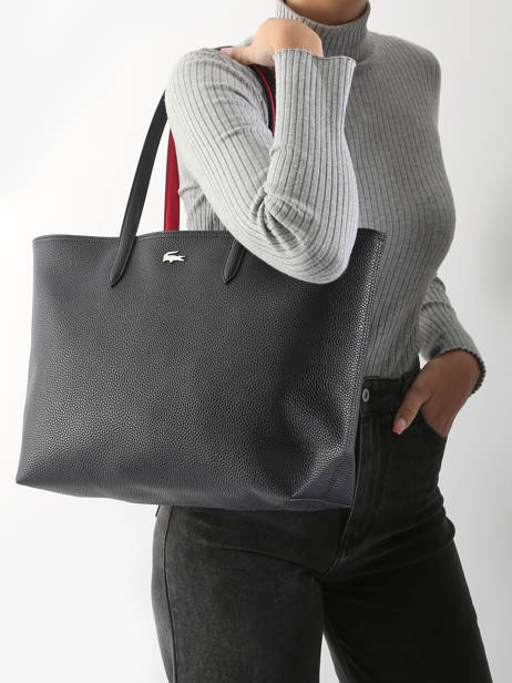 Cabas Anna Lacoste Noir anna NF4823AA vue secondaire 1