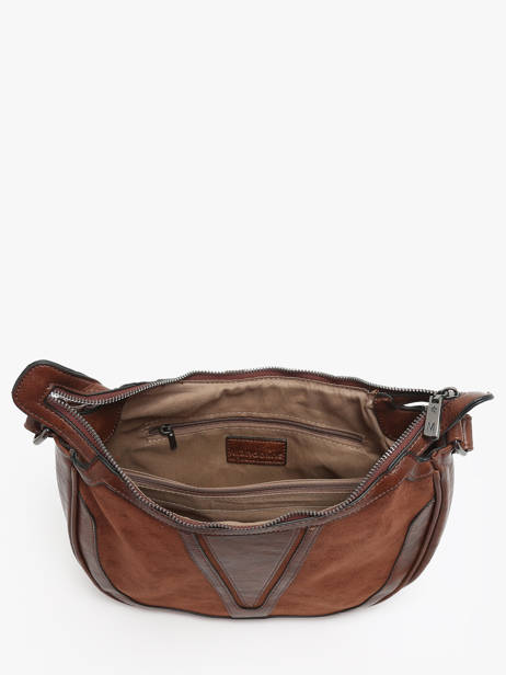 Sac Bandoulière Winter Velvet Miniprix Marron wt velvet 3663 vue secondaire 2