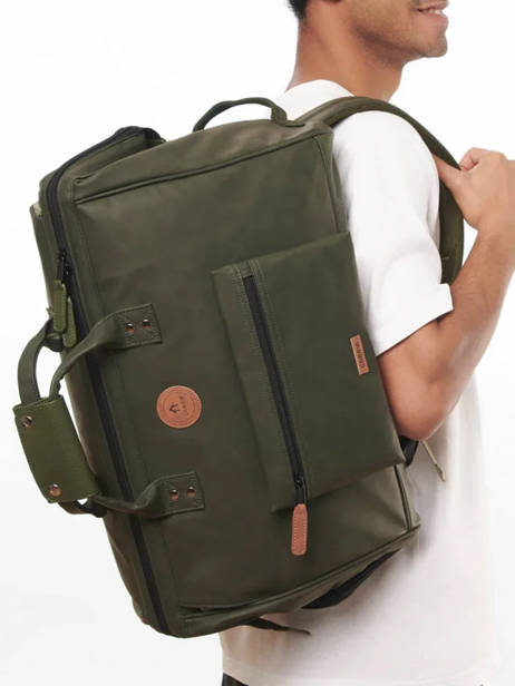 Sac De Voyage Cabine Sac à Dos Travel Cabaia Vert travel DUFFV2 vue secondaire 1