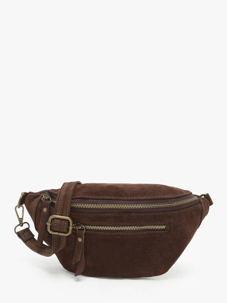 Belt Bag Milano Brown velvet VE24119