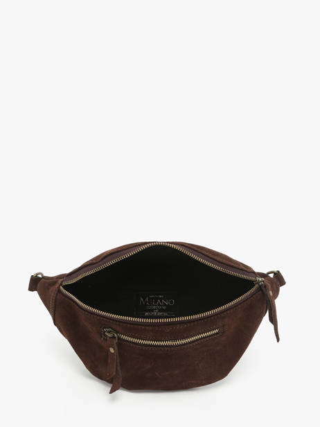 Belt Bag Milano Brown velvet VE24119 other view 3