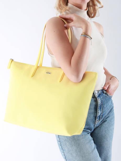 Sac Cabas L.12.12 Concept Lacoste Jaune l.12.12 concept 17WAYPGK vue secondaire 1
