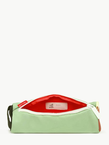 1 Compartment Pouch Hello hossy Green cool kids M other view 1