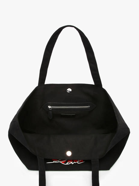 Sac Porté épaule K Signature Coton Karl lagerfeld Noir k signature A3W50111 vue secondaire 3