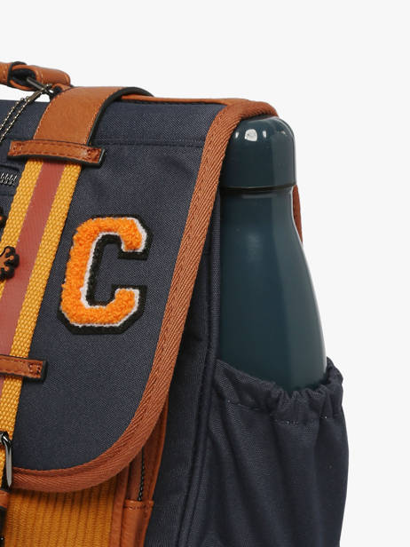 Satchel For Kids 2 Compartments Cameleon Blue vintage urban CA38 other view 5