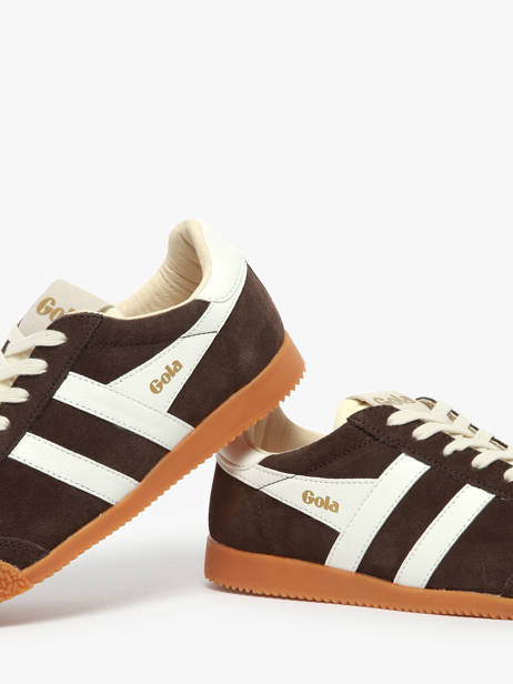 Sneakers En Cuir Gola Marron women CLB538 vue secondaire 3