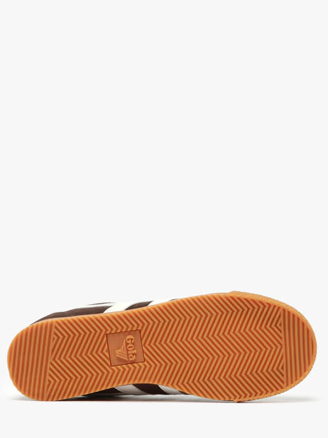 Sneakers En Cuir Gola Marron women CLB538 vue secondaire 5