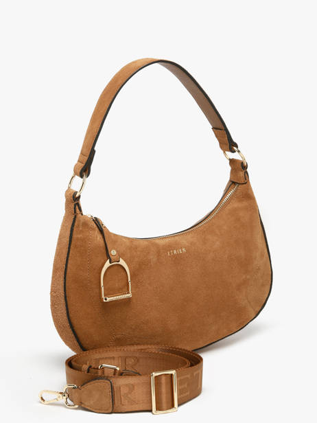 Shoulder Bag Altesse Suede Etrier Brown altesse suede EASU017M other view 2