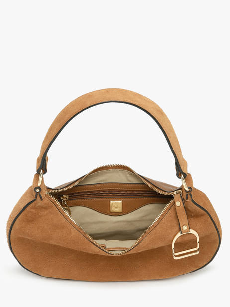 Shoulder Bag Altesse Suede Etrier Brown altesse suede EASU017M other view 3