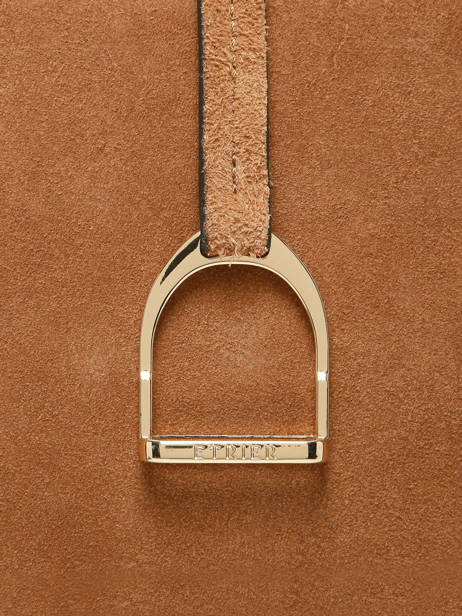 Shoulder Bag Altesse Suede Etrier Brown altesse suede EASU017M other view 5