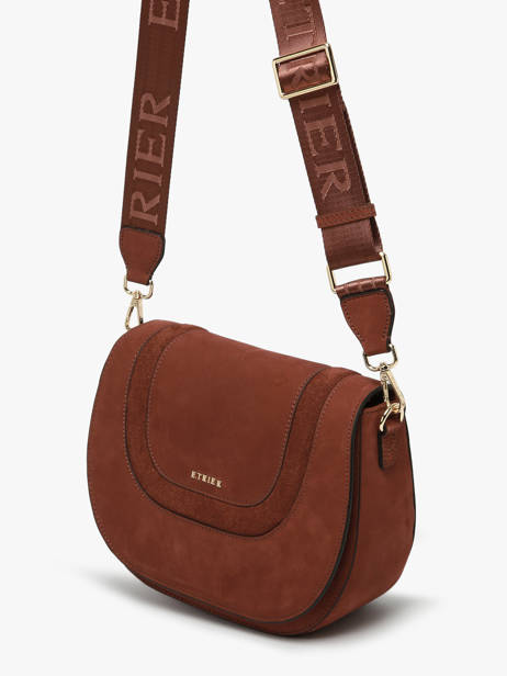 Crossbody Bag M Lasso Leather Etrier Brown lasso ELAS152M other view 2