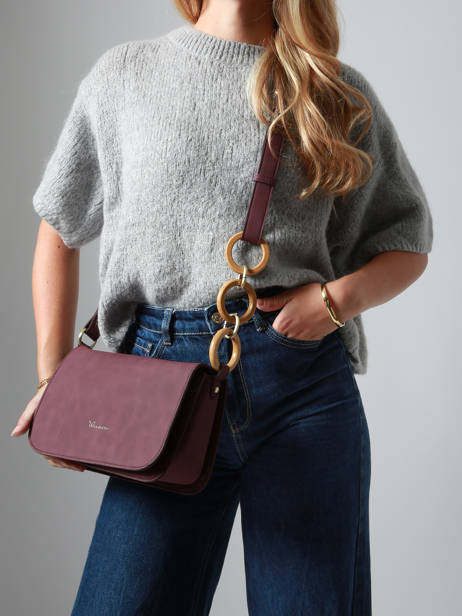 Sac Bandoulière Heliconia Woomen Violet heliconia WHEL03 vue secondaire 1