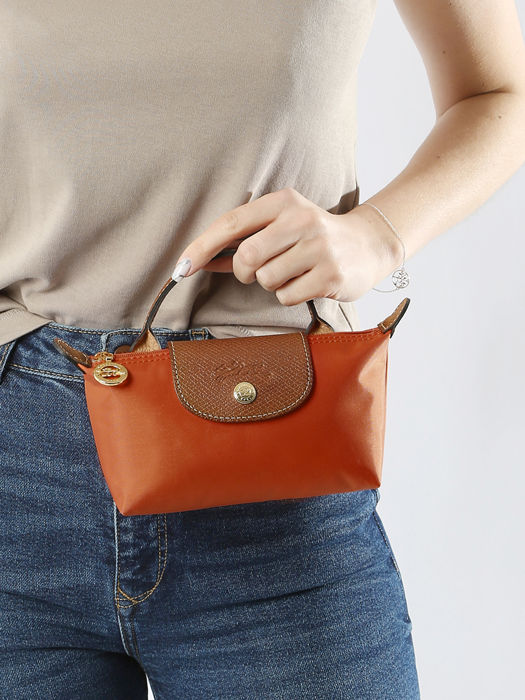 Longchamp Le pliage original Clutches Orange