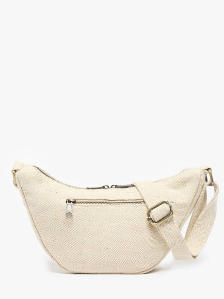 Shoulder Bag Jute Cotton Hindbag Beige jute JU other view 4