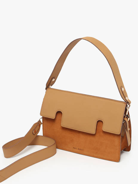 Shoulder Bag La Suite Leather Paul marius Orange la suite GABRISUI other view 3