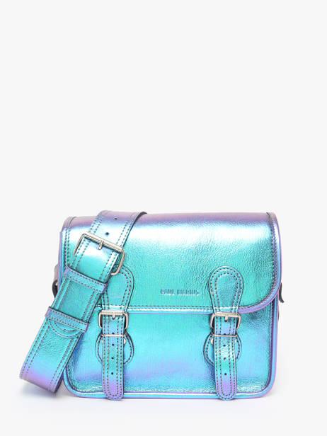 Sac Bandoulière Lasacoche S Paul marius Bleu scarabee SACOSSCA