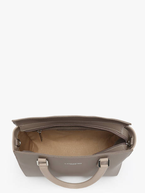 Sac Trapèze Smooth Cuir Lancaster Gris smooth 3 vue secondaire 3