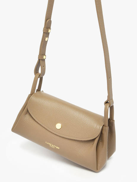 Shoulder Bag Accordeon Double Leather Lancaster Beige accordeon double 88 other view 2