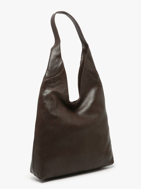 Shoulder Bag Cow Leather Basilic pepper Brown cow BCOW2M other view 1