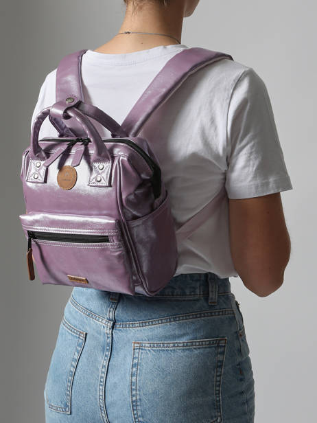 1 Compartment Backpack Cabaia Violet adventurer XS other view 1