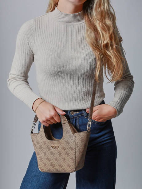 Shoulder Bag Calista Guess Brown calista SG733475 other view 1