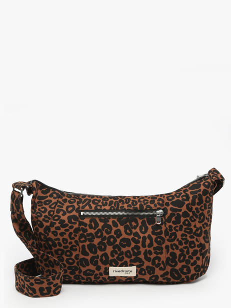 Le Sac Crossbody Mini Charlot Coton Recyclé Rivedroite Bleu wild tribe MCHARWIL