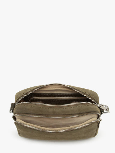 Shoulder Bag Suede Leather Lancaster Green suede 65 other view 3