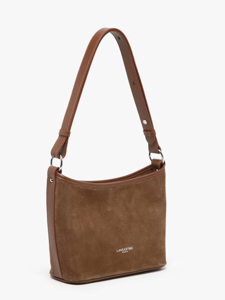 Sac Bandoulière Suede Cuir Lancaster Marron suede 80 vue secondaire 2