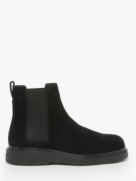 Sneakers En Cuir Calvin klein jeans Noir men YM01372