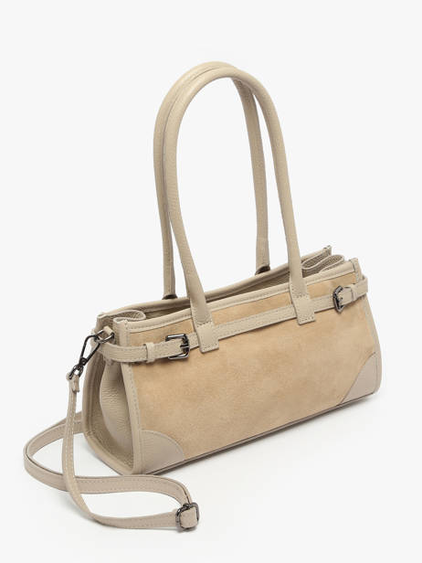 Sac Porté épaule Velvet Caviar Cuir Milano Beige velvet caviar VC25062 vue secondaire 2