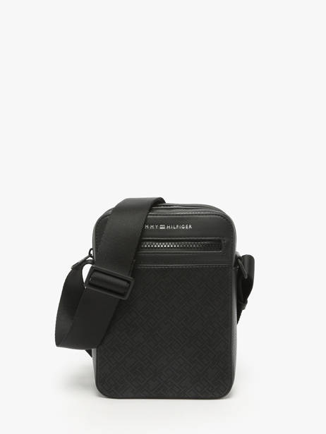 Crossbody Bag Tommy hilfiger Black monogram AM13836