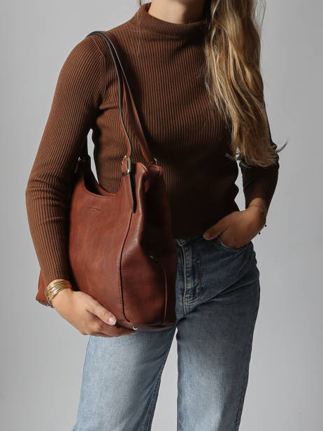 Satchel Toscane Hexagona Brown toscane 579739 other view 1