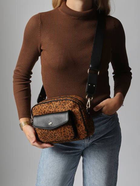 Shoulder Bag Leonie Hexagona Brown leonie 5120198 other view 1