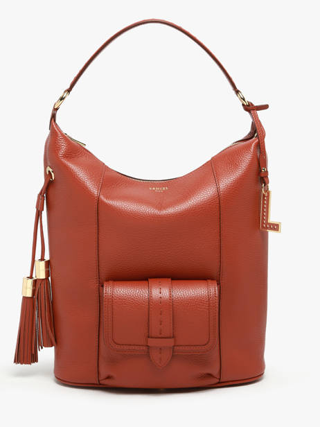 Shoulder Bag Premier Flirt Leather Lancel Red premier flirt A13789