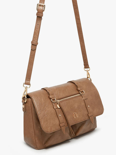 Shoulder Bag Bride Lulu castagnette Brown bride ZAYANN other view 2