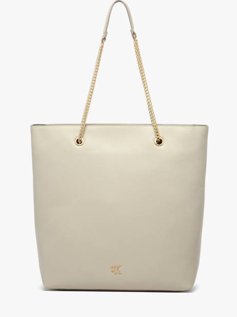 Shoulder Bag Minimal Mono Calvin klein jeans Beige minimal mono 4F3204G