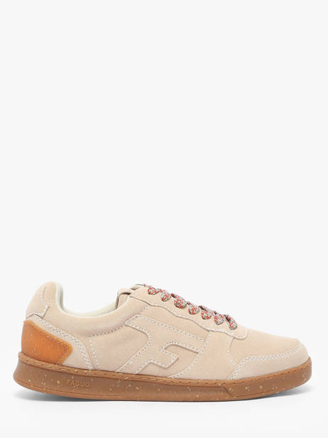 Sneakers In Leather Faguo Beige men 25CG0202