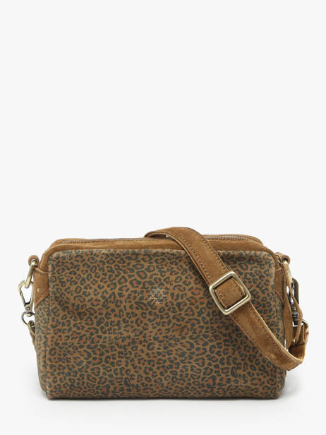 Shoulder Bag Vintage Leather Mila louise Brown vintage 23673PA other view 4