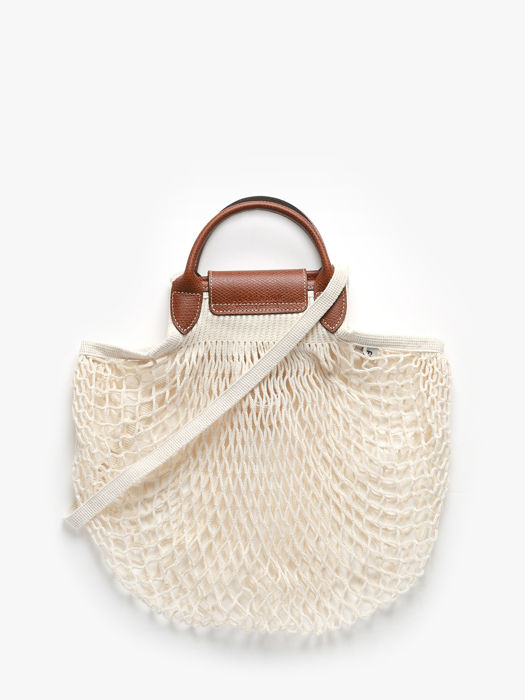 Longchamp Le pliage filet Hobo bag Beige