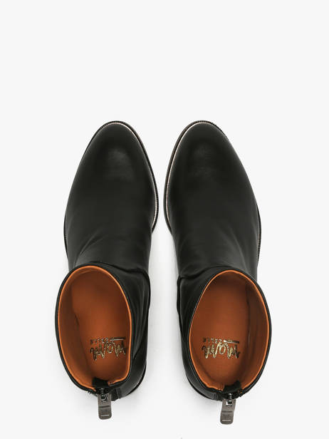 Heeled Formal Shoes In Leather Mam'zelle Black women CSIUY50 other view 4