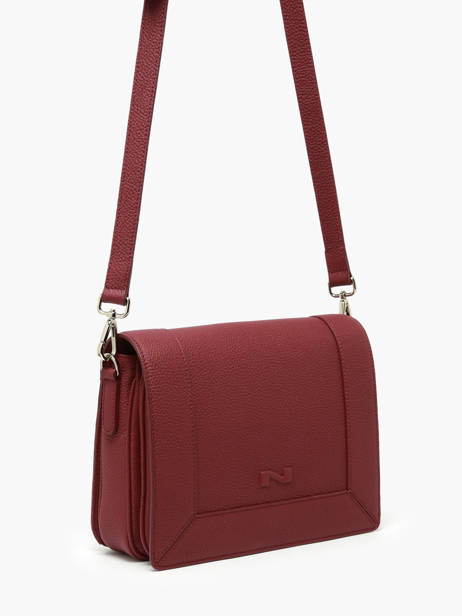 Leather Rotterdam Crossbody Bag Nathan baume Red mondrian 3 other view 2