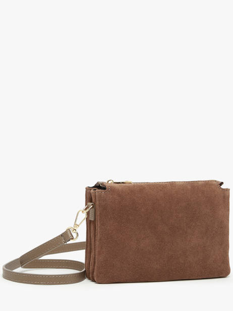 Shoulder Bag Velvet Caviar Milano Brown velvet caviar VC24117 other view 2